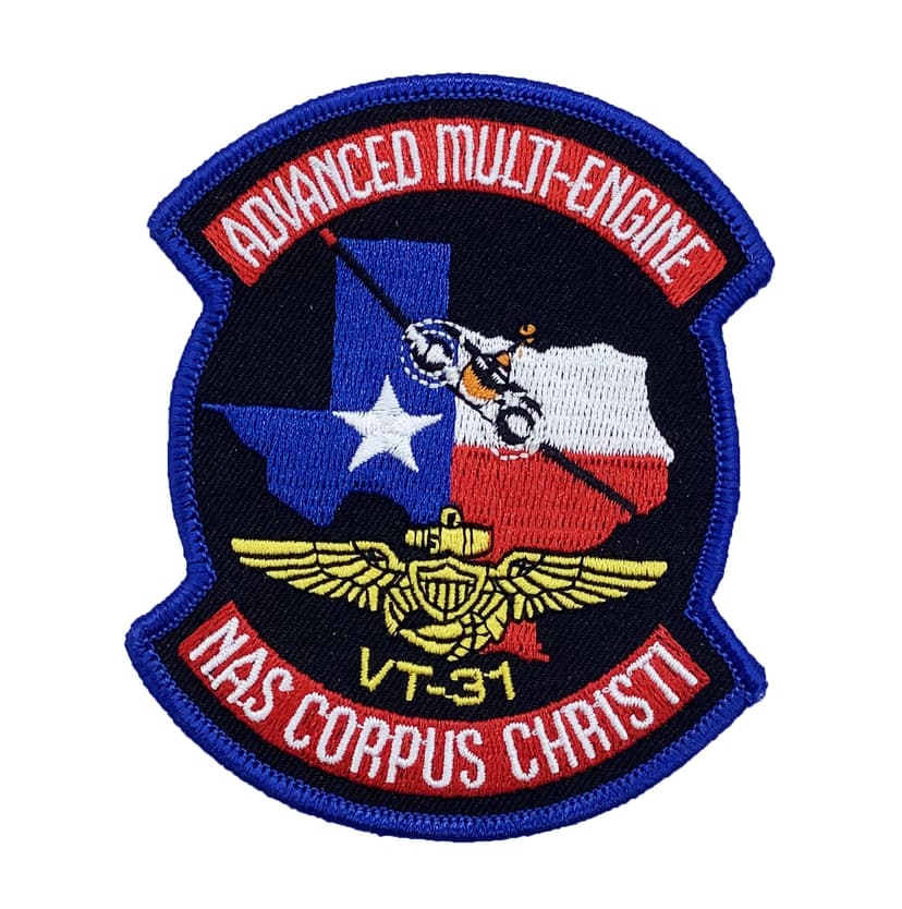 VT-31 Advanced Multi-Engine Student Patch – Hook and Loop
