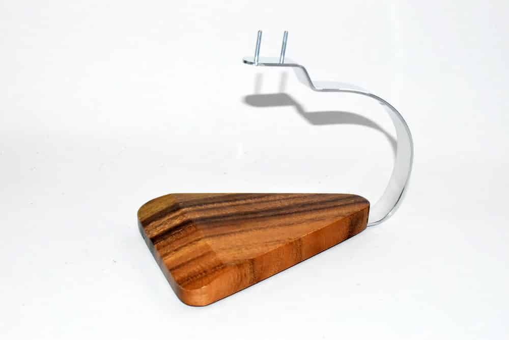 Blank desk stand with stainless steel arm