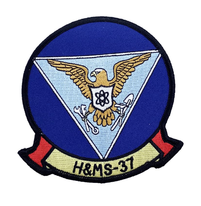 Marine Corps H&MS 37 Patch - No Hook and Loop
