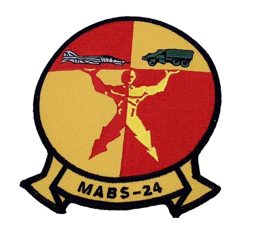 Marine Corps MABS-24 Patch - No Hook and Loop