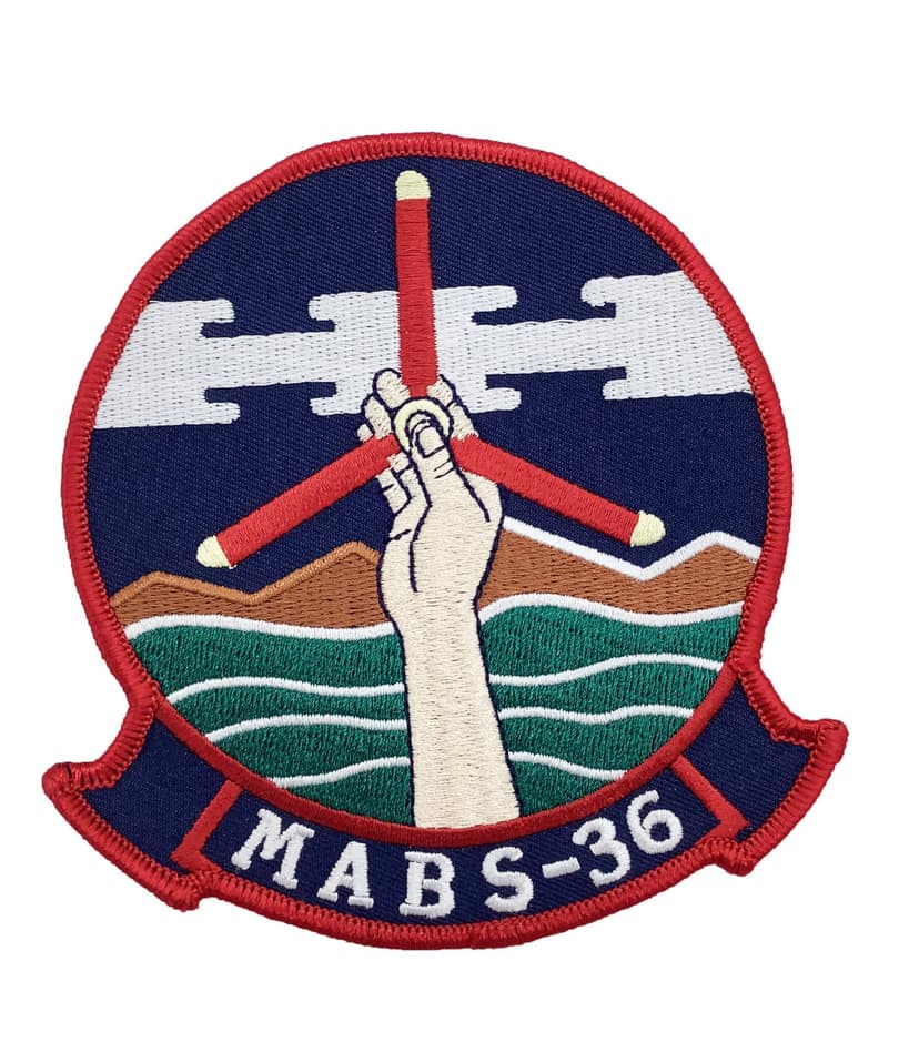 Marine Corps MABS-36 Patch - No Hook and Loop
