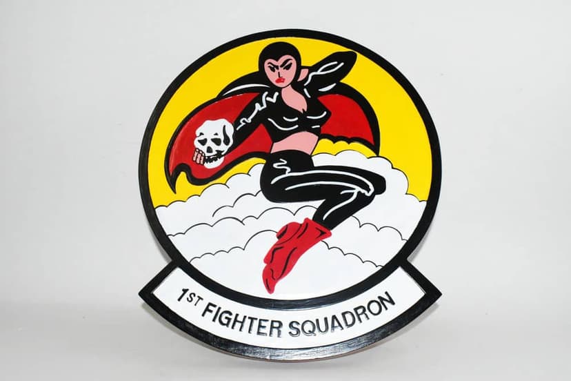 1st Fighter Squadron Fight' Furies Plaque