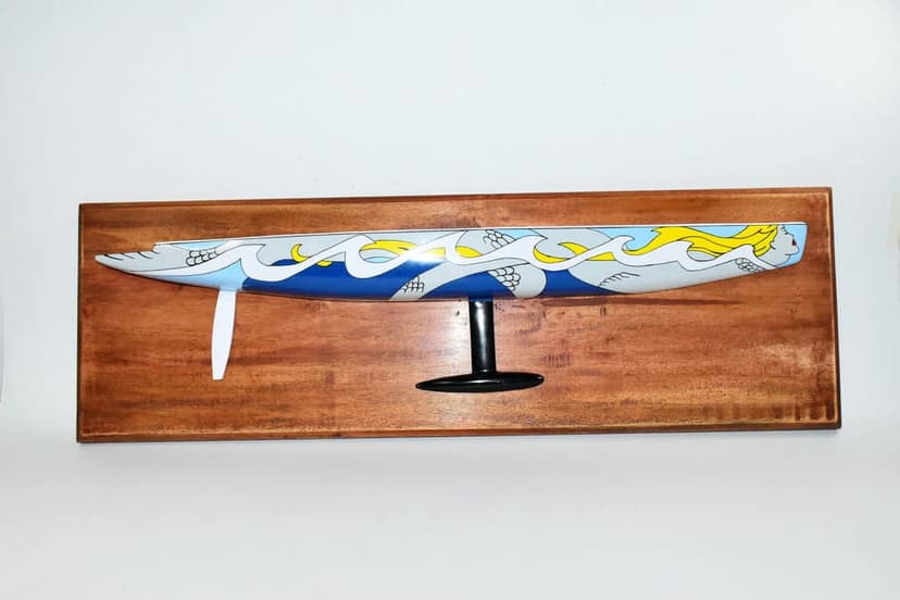 Americas cup young America USA 36 half hull model submarine