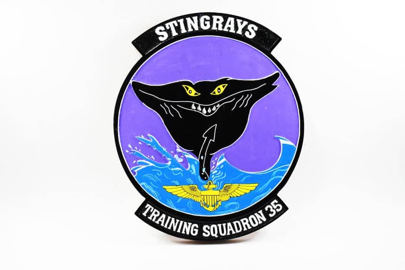 VT-35 Stingrays Navy Plaque