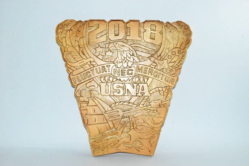 USNA Class of 2018 Crest Plaque