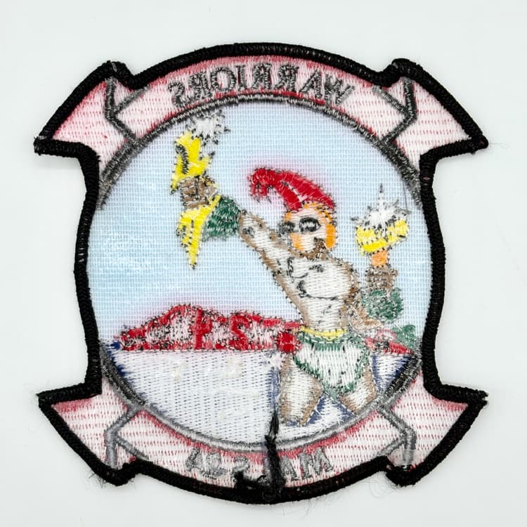 MALS-24 Warriors Patch – 4.5" Embroidered Insignia, Sew-On