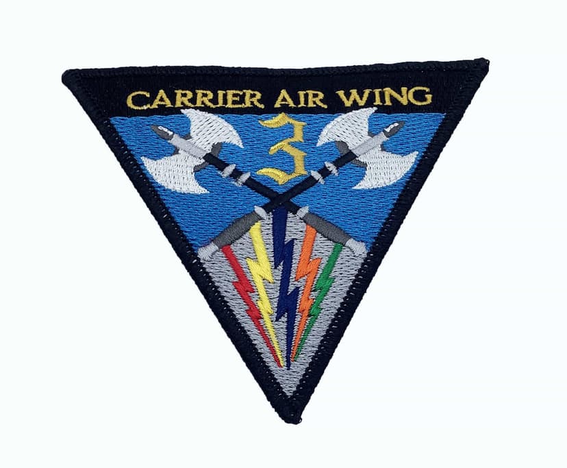 Carrier Air Wing CVW-3 Patch – No Hook and Loop