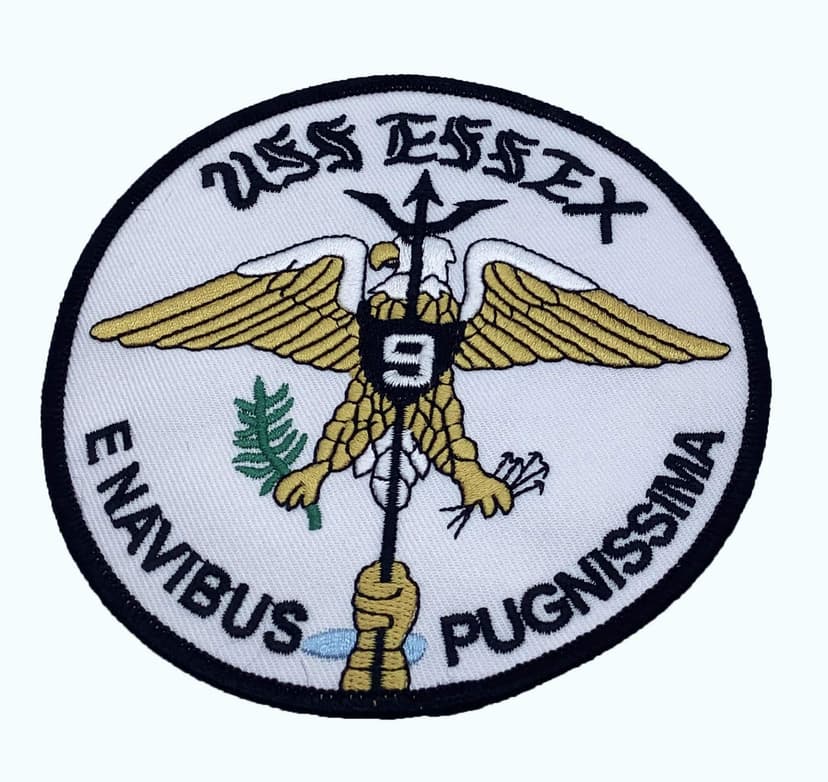 USS Essex LHD-2 Patch – No Hook and Loop
