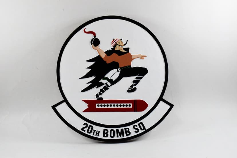 20th Bomb Squadron "Buccaneers" Plaque