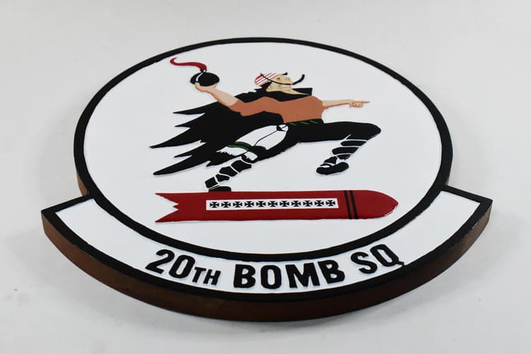 20th Bomb Squadron "Buccaneers" Plaque