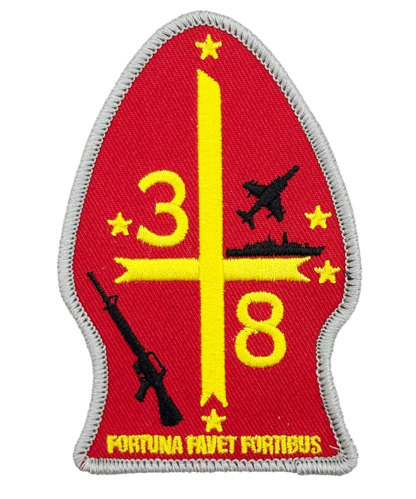 3rd Bn 8th Marines Patch – Hook and Loop, 4 in