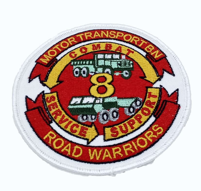 8th Motor Transport Bn Road Warriors Patch – No Hook and Loop