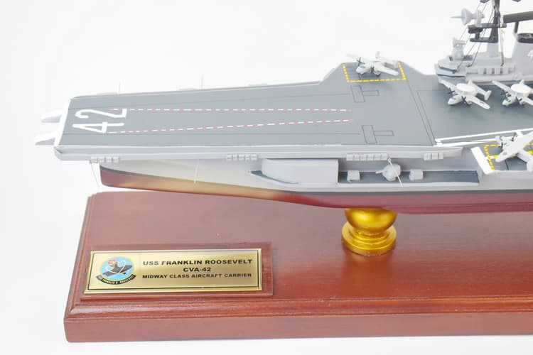 USS Franklin D. Roosevelt CVA-42 Aircraft Carrier Model