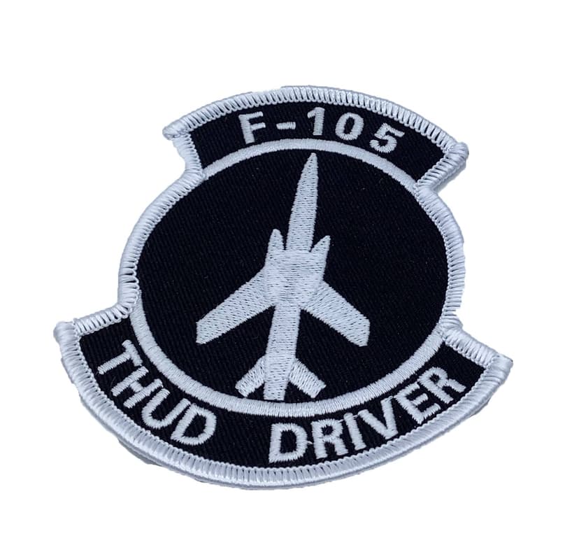 F-105 Thud Driver Patch – Plastic Backing