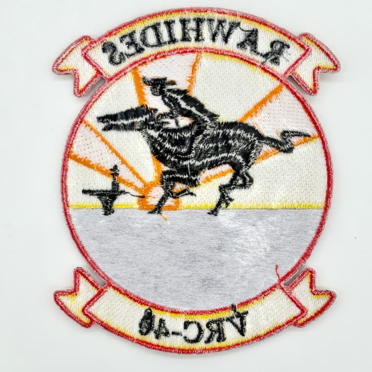 VRC-40 Rawhides Patch – Embroidered Insignia, Plastic Backing
