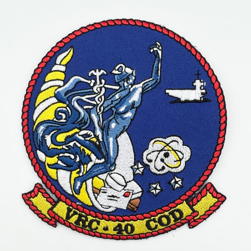 VRC-40 Rawhides (Older Logo) Patch – 4" Embroidered, Plastic Backing