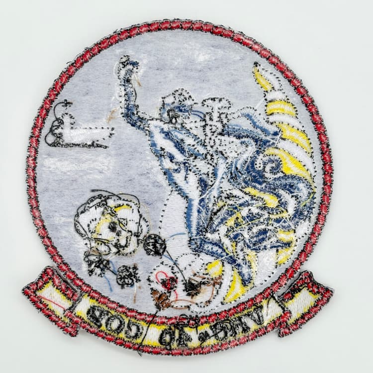 VRC-40 Rawhides (Older Logo) Patch – 4" Embroidered, Plastic Backing