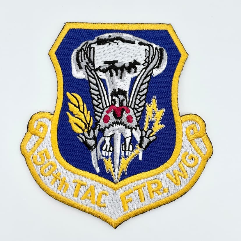 50th Tactical Fighter Wing Patch – Embroidered Insignia, Iron-On