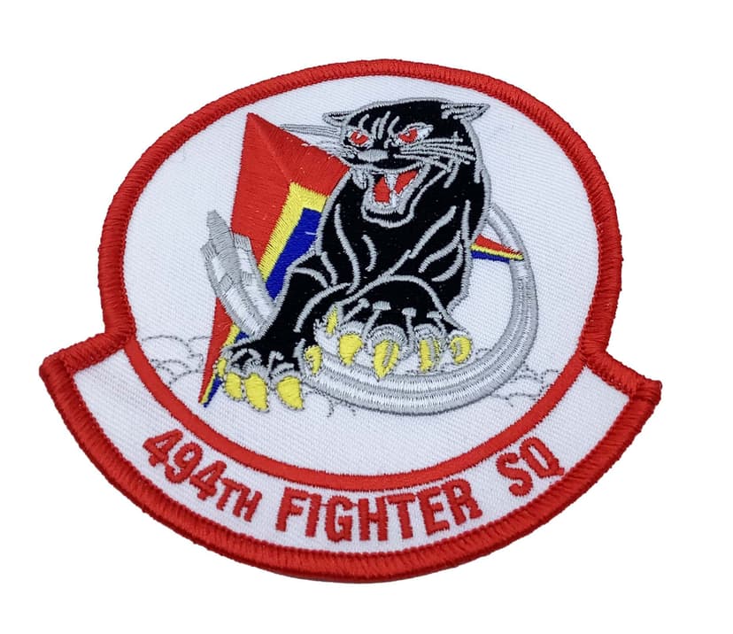 494th Fighter Squadron Patch – With hook and loop