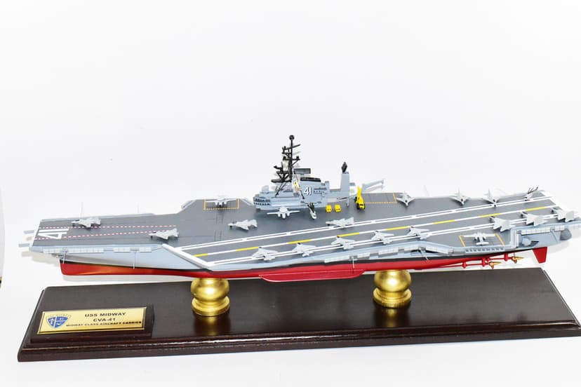 USS Midway CVA-41 Aircraft Carrier Model