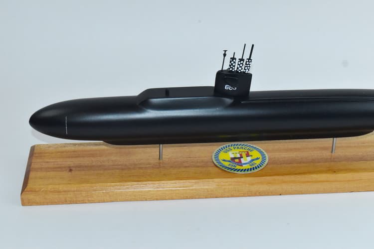 USS Parche Extended Hull SSN-683 Submarine Model