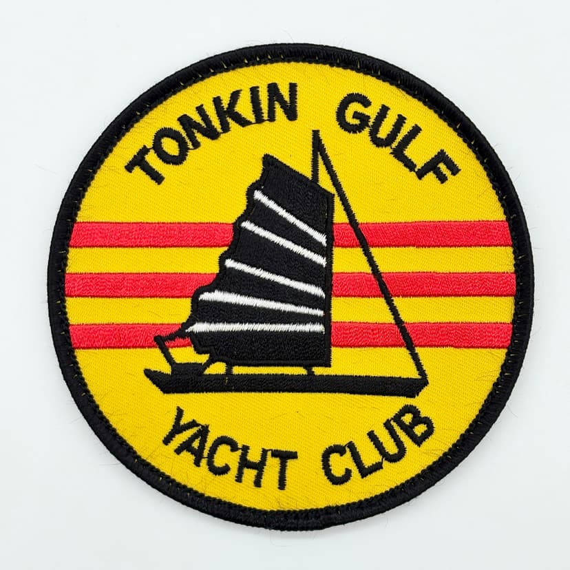 Product Title (≤80 characters) Tonkin Gulf Yacht Club Patch – Embroidered Morale Patch, Hook and Loop