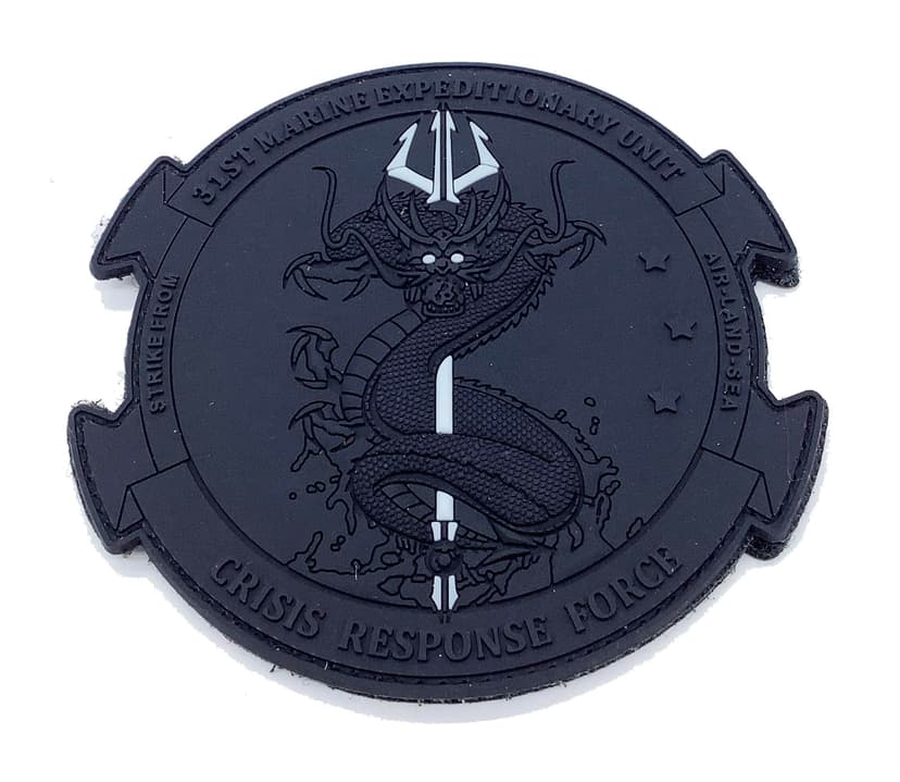 31st MEU PVC Blackout Patch – With Hook and Loop