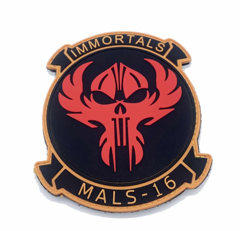 MALS-16 Immortals PVC Patch – With Hook and Loop
