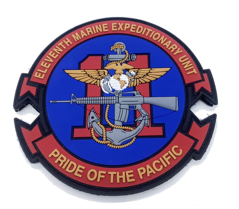 11th MEU PVC Patch – With Hook and Loop