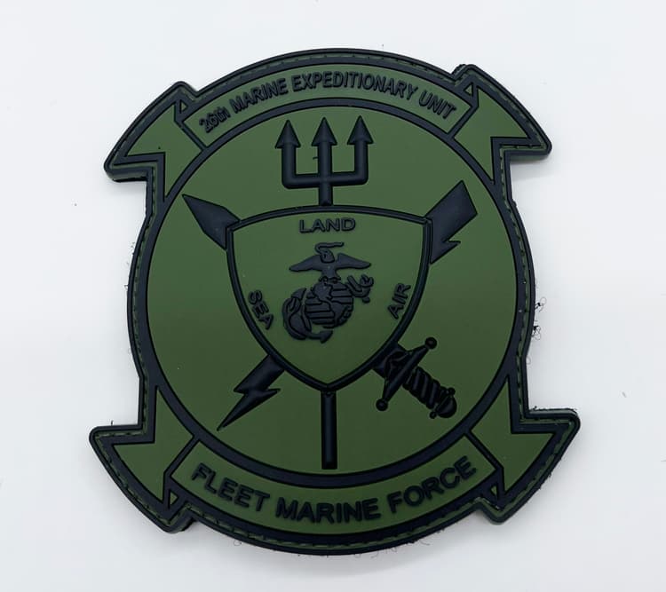 26th MEU Green PVC Patch