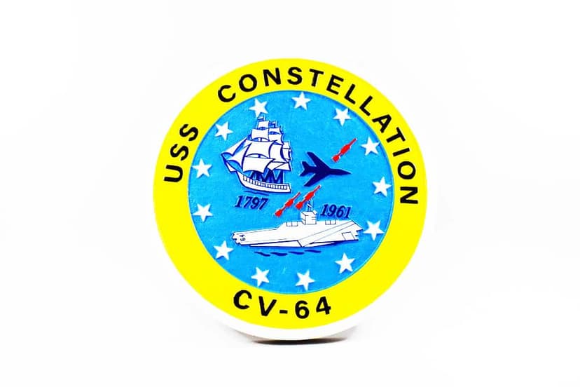 CV-64 USS Constellation Plaque
