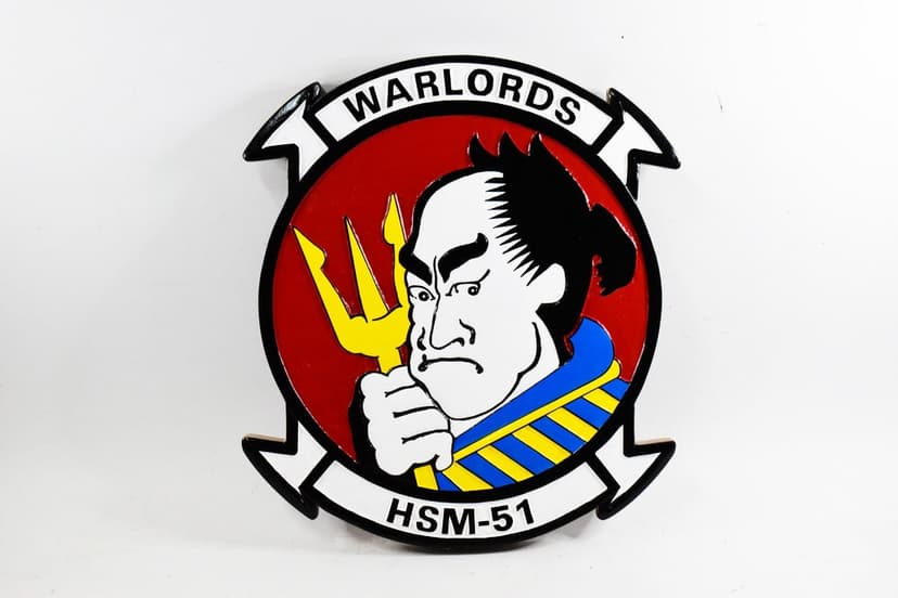 HSM-51 Warlords Plaque