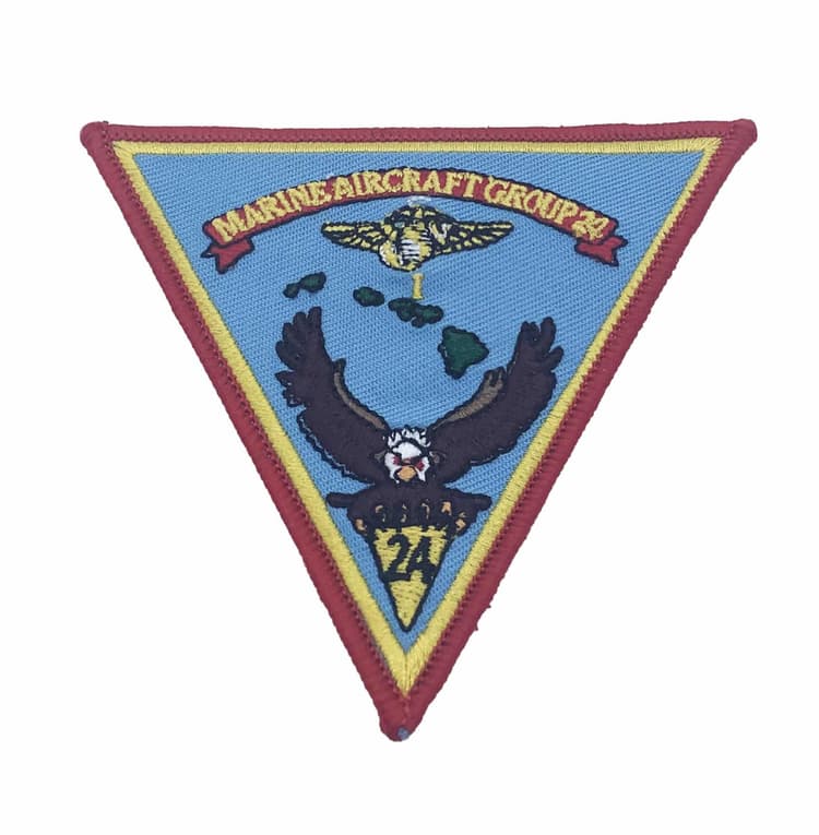 Marine Aircraft Group MAG 24 Patch- No Hook & Loop