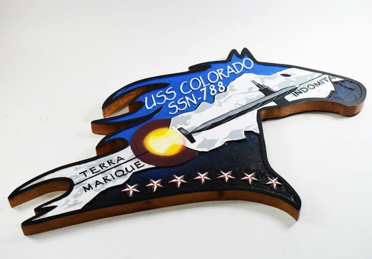 SSN-788 USS Colorado Plaque