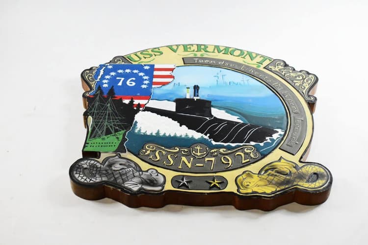 SSN-792 USS Vermont Plaque