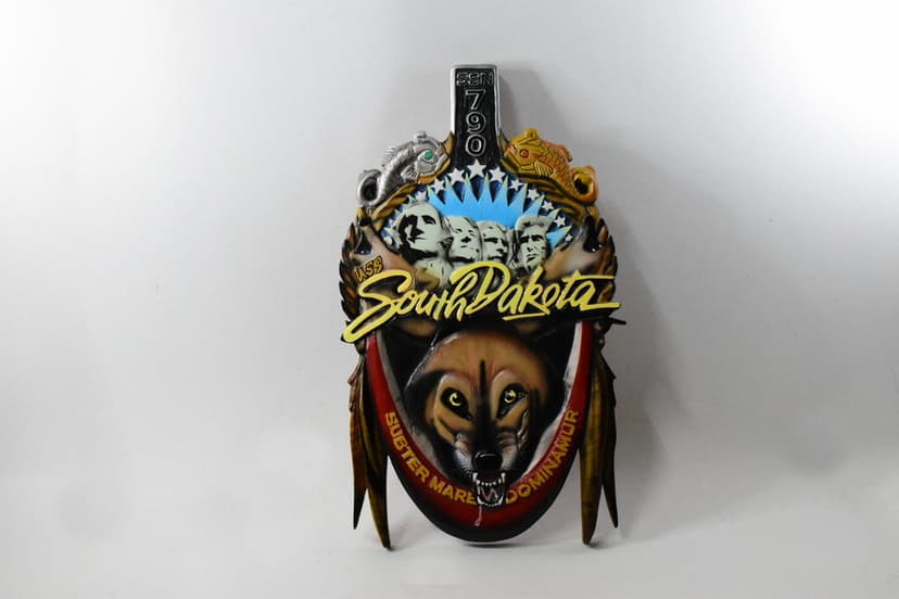 SSN-790 USS South Dakota Plaque