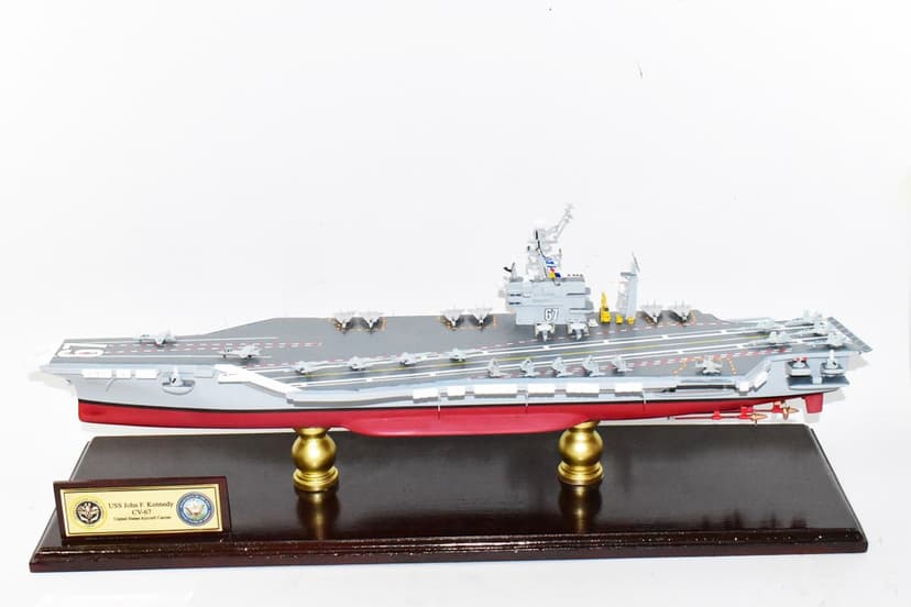USS John F Kennedy 1990s CV-67 24 inch Model