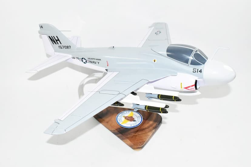 VA-75 Sunday Punchers USS Kitty Hawk 1968 157027 A-6A Model