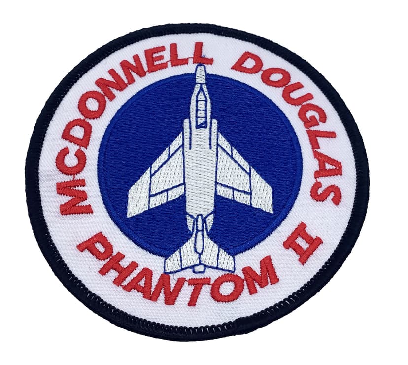 McDonnell Douglas F-4 Phantom Patch – No Hook and Loop