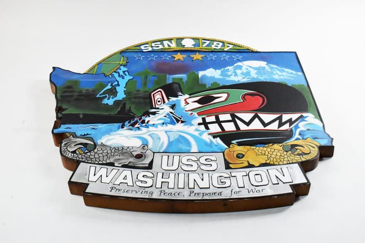 SSN-787 USS Washington Plaque