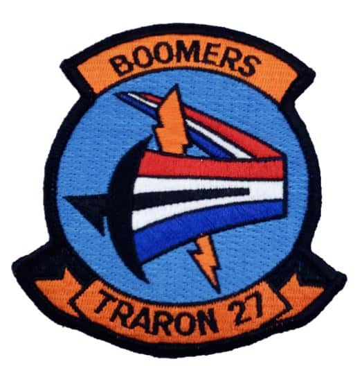 VT-27 Boomers Squadron Patch – With Hook and Loop