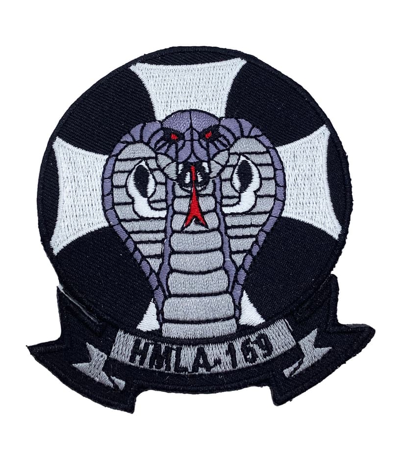 HMLA-169 VIPERS (Black/White/Gray) Patch – With Hook and Loop