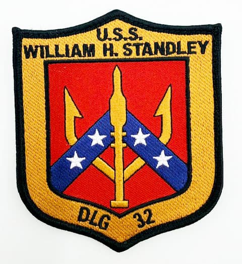 DLG/CG-32 USS William H. Standley Patch – With Hook and Loop, 4.5 inch