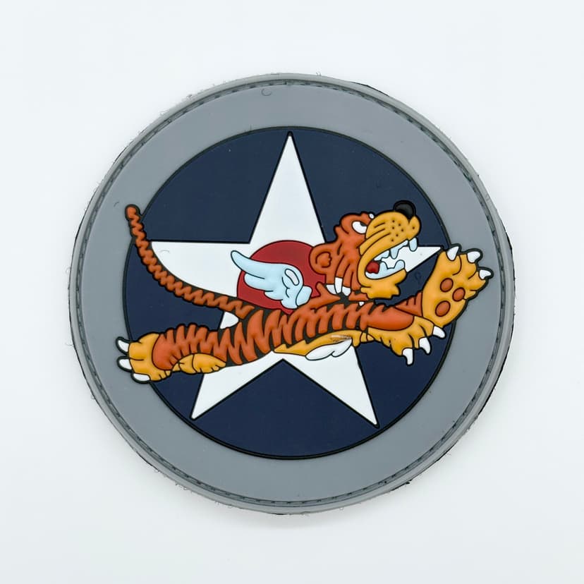 US Army Air Corps WWII Flying Tigers PVC Patch
