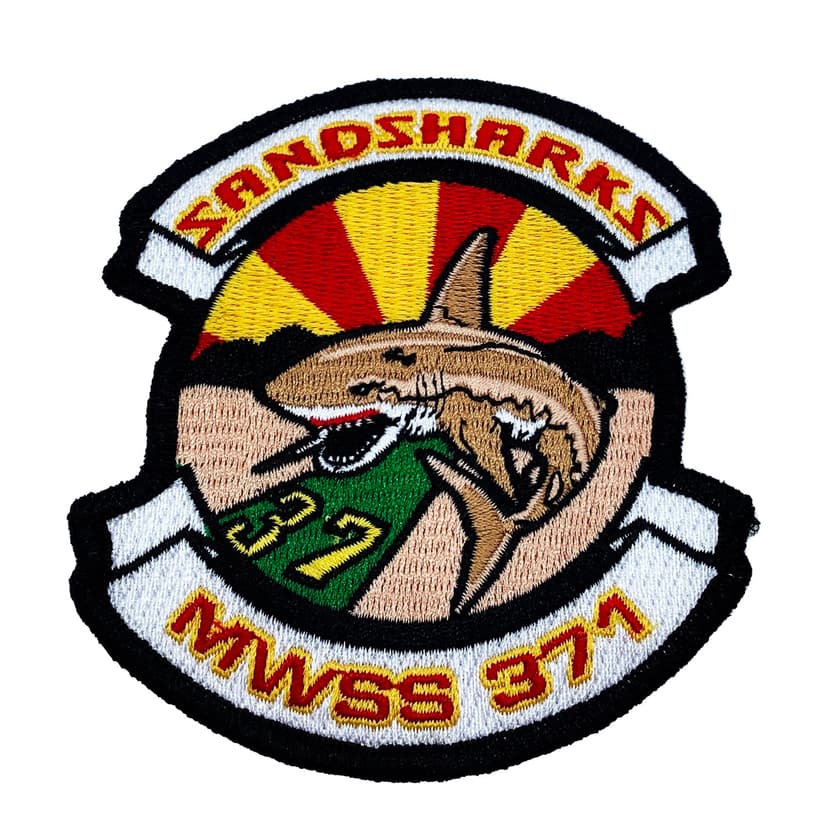 MWSS-371 Sandsharks Patch – Plastic Backing