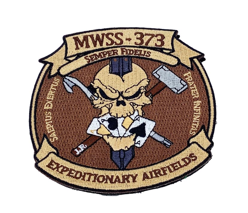 MWSS-373 Desert Patch – Plastic Backing