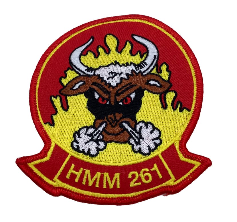 HMM-261 Raging Bulls Patch- Sew On