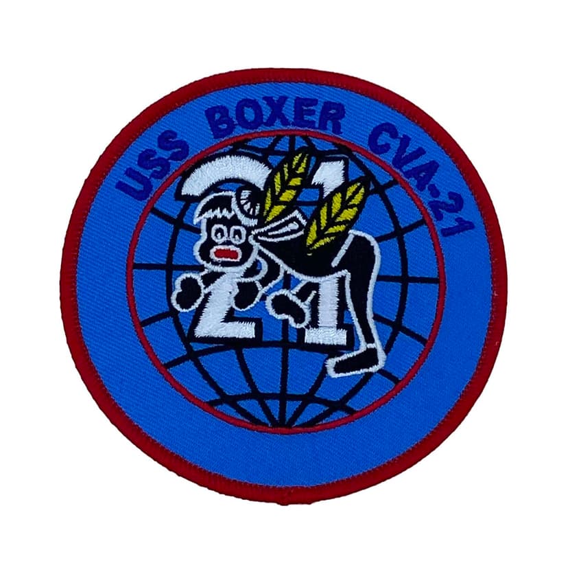 USS Boxer CVA-21 Patch – Sew On