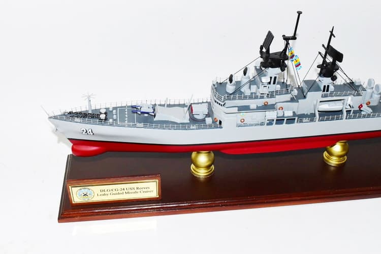 DLG/CG-24 USS Reeves Leahy Guided Missile Cruiser Model