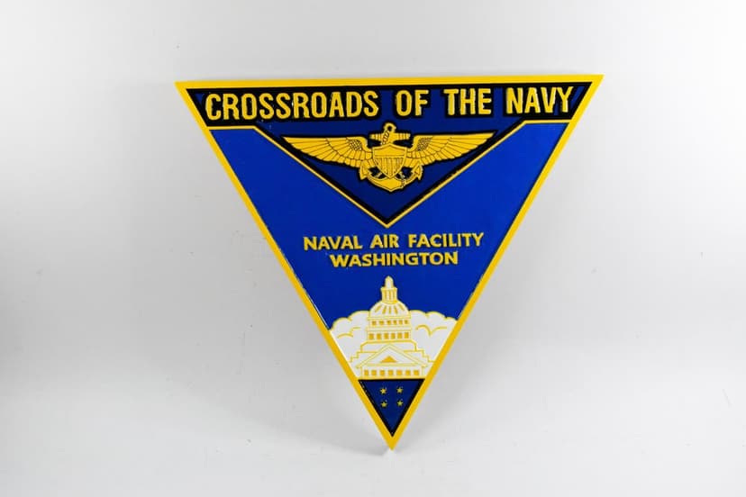 NAF Washington Crossroads of the Navy Plaque